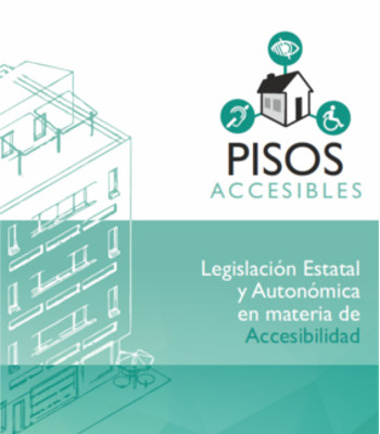 Portada de la guía: Legislación estatal y autonómica en materia de accesibilidad. Federación Nacional ASPAYM y ASPAYM Castilla y León