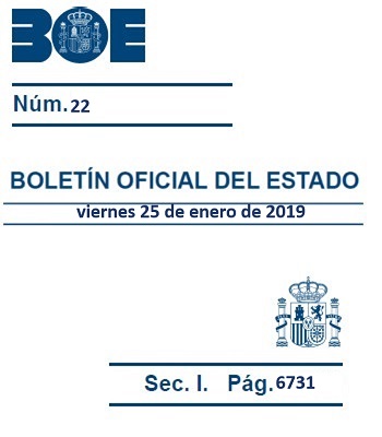 BOE Num.22 Boletín Oficial del Estado. Viernes 25 de enero de 2019